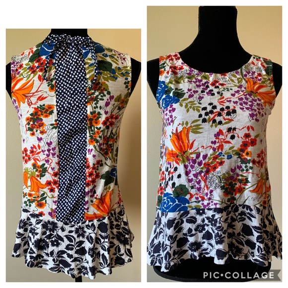 Postmark by Anthropologie cultivars peplum top - Picture 2 of 6